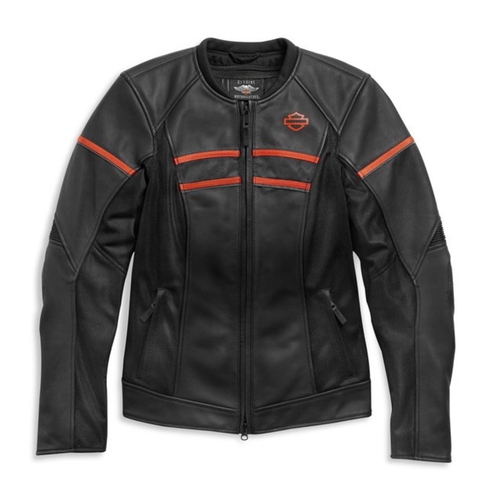 Women's H-D Brawler Leather Riding Jacket